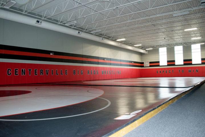 Wresting Gym in Centerville High School